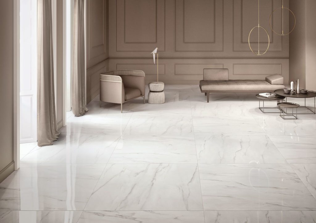 Apollo Lux Marble White Gloss Porcelain Tile